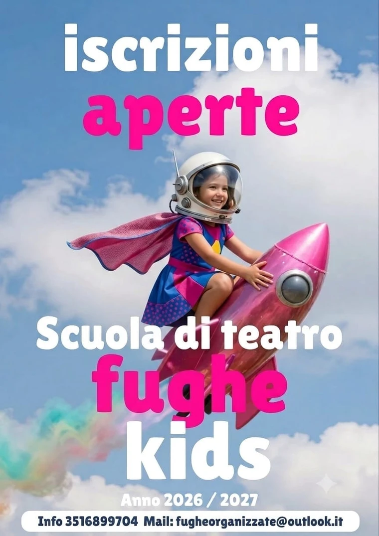 Aperte le iscrizioni a Fughe Kids 2026/27