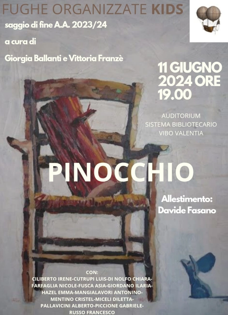 Pinocchio, saggio Fughe Kids 2024